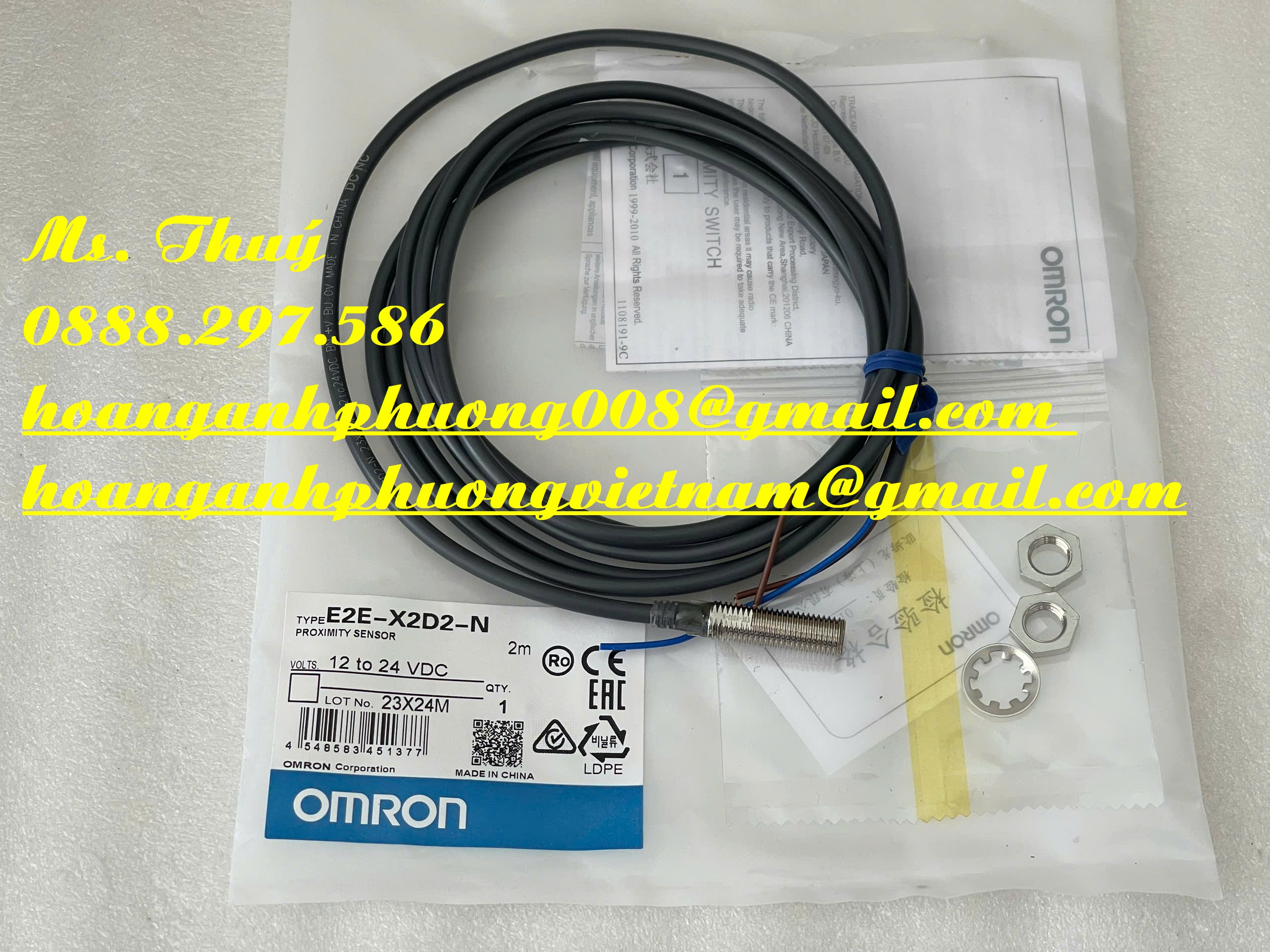 Omron giá tốt - Cảm biến E2E-X2D2-N - Hoàng Anh Phương